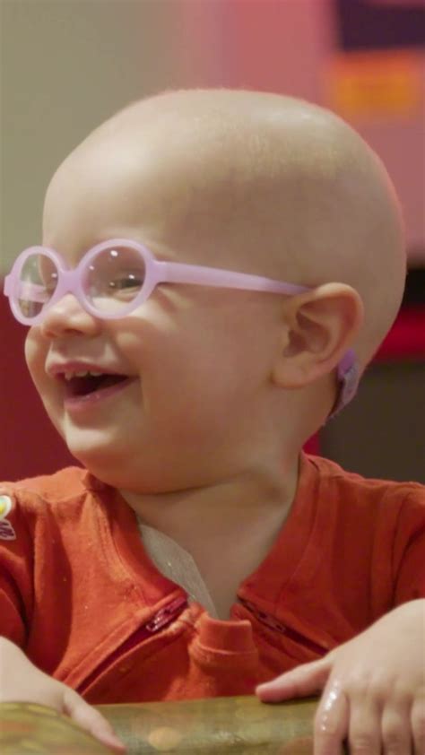 St. Jude keeps Eliza giggling Mom and dad felt hopeless when their 4-month-old ‘ray of sunshine’ was diagnosed with retinoblastoma. St. Jude gave them hope and years of memories ahead. October 27, 2022 • 3 min. 
