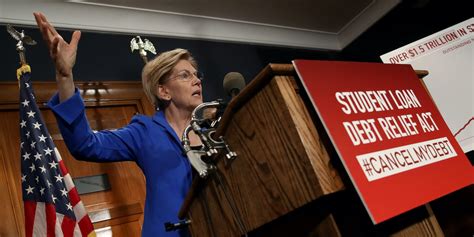 Elizabeth Warren said canceling $50,000 in student debt would …