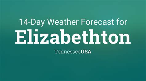 Elizabethton tn 10 day forecast. Be prepared with the most accurate 10-day forecast for Elizabeth, NJ with highs, lows, chance of precipitation from The Weather Channel and Weather.com 