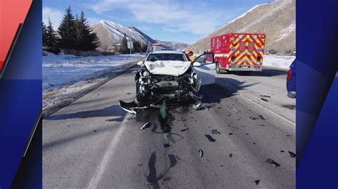 Elk causes 2 car crash on I-25