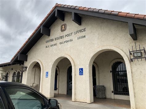 The Elk Grove Post Office is located in Sacrament