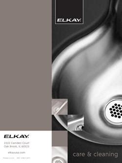 Elkay Stainless Steel Sink Care and Cleaning