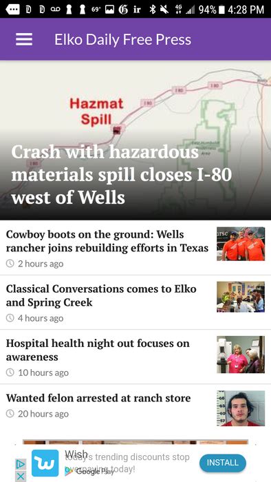Elko Daily Free Press Android Apps on Google Play