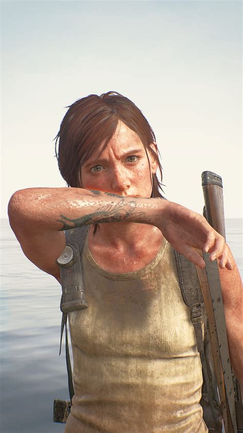 Ellie Santa Barbara From Last of Us II, mo