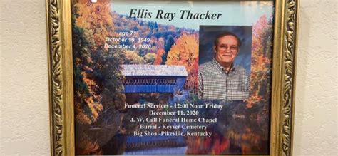 Ellis Ray Thacker Obituary