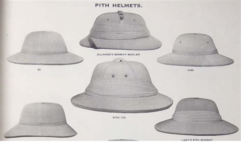 Ellwood Hats Ltd. Military Sun Helmets