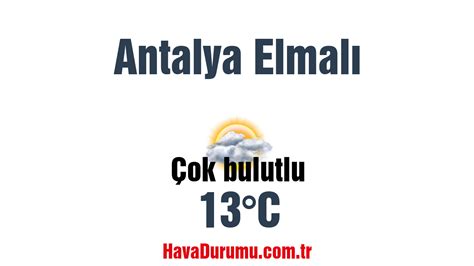 Elmalı için 10 günlük hava durumu Yandex.
