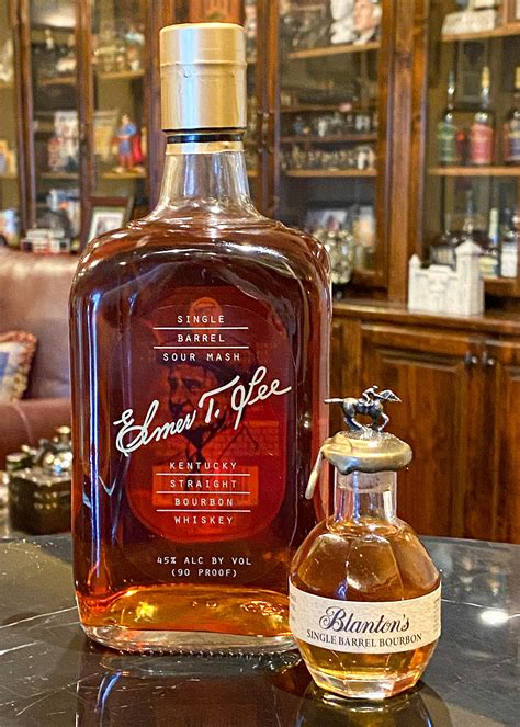 Elmer t. lee bourbon single barrel. 