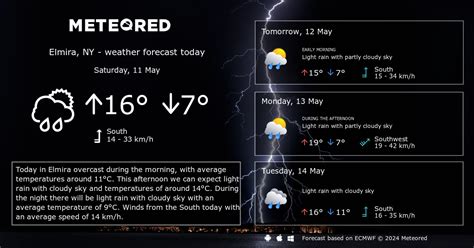 Know what's coming with AccuWeather's extended daily forecasts for Elmira Heights, NY. Up to 90 days of daily highs, lows, and precipitation chances.. 