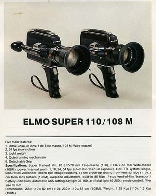 Elmo super 110 super 8 camera manual. - Braun thermoscan 5 irt4520 ear thermometer manual.