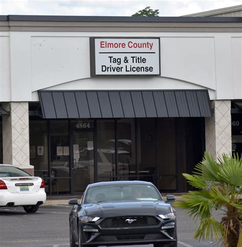 Elmore county tag office. Montgomery County Tag & Title. Montgomery, Alabama. Address 100 S. Lawrence St. Montgomery, AL 36104. Get Directions. Phone (334) 832-1233. Hours. Office does not process any transactions requiring a vehicle inspection after 3:30 p.m. Monday. 