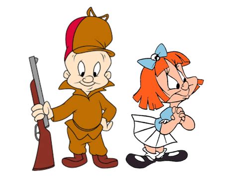 Elmyra Duff (voiced by Cree Summer) is a redheaded 12-year-old girl who wears a blue blouse, white skirt, black Mary Janes over white socks, and a blue bow with a skull at the center. Despite being based on Elmer Fudd - she has a similar face, her red hair has been revealed to be a wig on several occasions, and her last name backwards is a .... 