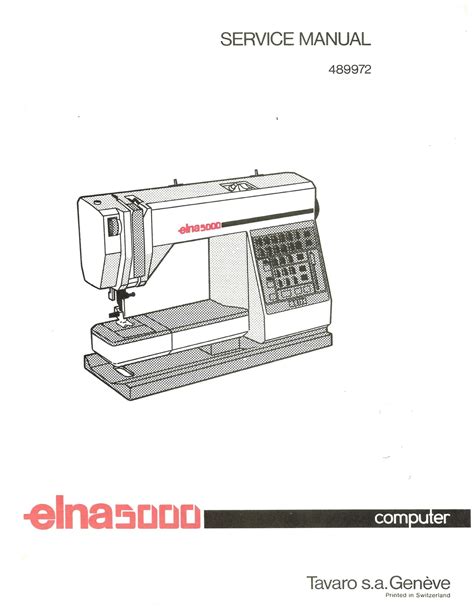 Elna 5000 sewing machine instruction manual. - Patient s guide to retinal gene therapy.