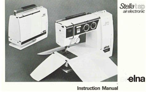 Elna stella air electronic sewing machine manual. - Adolescência e a inteligência emocional, a.