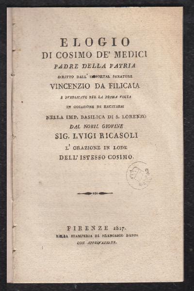 Elogio di cosimo de' medici, padre della patria. - Historischer atlas von pommern, kte.8, besitzstandskarte von 1530.