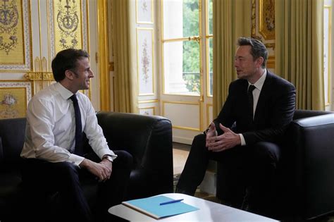 Elon in Paris: Tesla boss gets red-carpet treatment from Macron amid green investment push