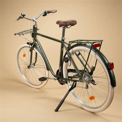 Elops 520 Step-Over Town Bike - Khaki - Decathlon