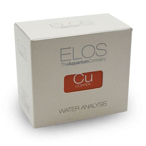 Elos aquarium.  There is a cap that sits on top.  The ELOS Copper Test Kit combines ea...