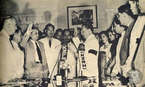 Elpidio quirino inauguration