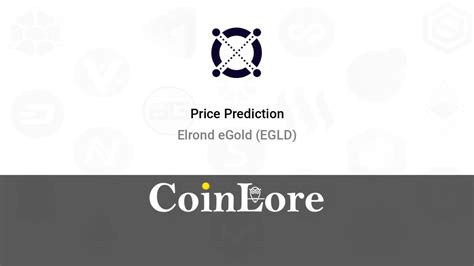 Elrond eGold (EGLD) News CoinLore