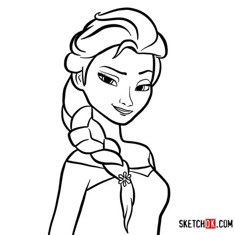 Elsa Frozen To Draw