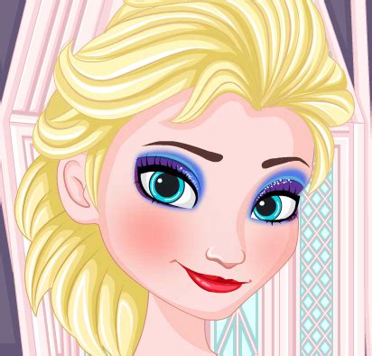 Elsa makyaj oyununu oyna