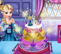 Elsa nın pasta oyunları
