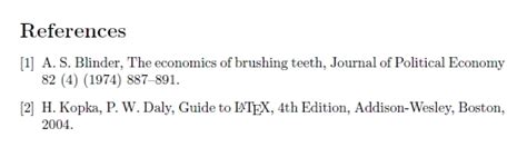 Elsevier bibliography style latex