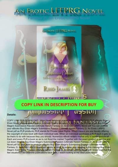 Download Elven Mages Submissive Passion Ultimate Harem Fantasy 2 An Erotic Litrpg Novel By Reed James