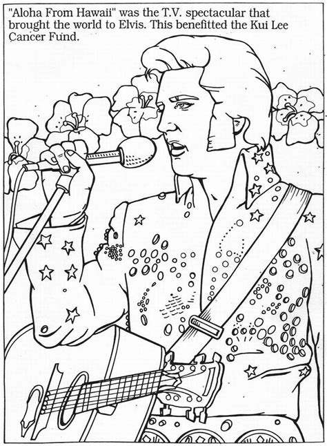 Elvis Adult Coloring Pages Coloring Pages