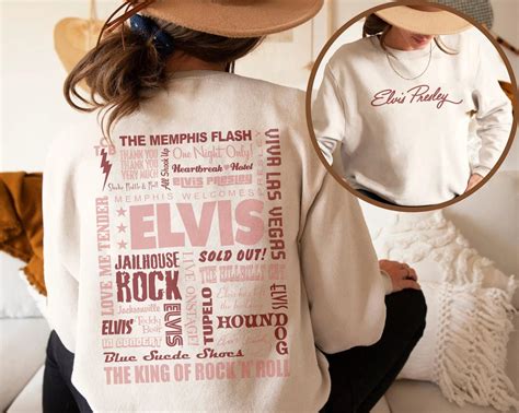 Elvis Presley Sweatshirt - Etsy