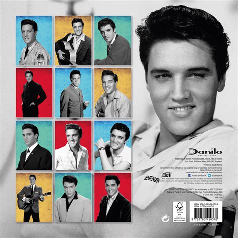 Full Download Elvis Presley Wall Calendar 2017 By Not A Book