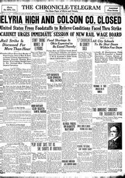 Elyria chronicle obituaries. .  ...