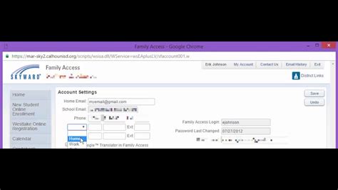 Email Change in Skyward
