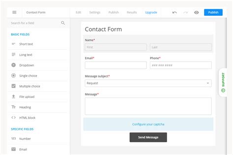 Email Form Web Forms with Email Notifications 123FormBuilder