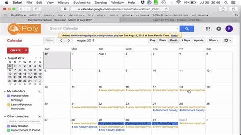 Email Notification of Recurring Events in Google Calendar YouTube