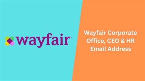 Email Wayfair Tips & Talking Points - GetHuman