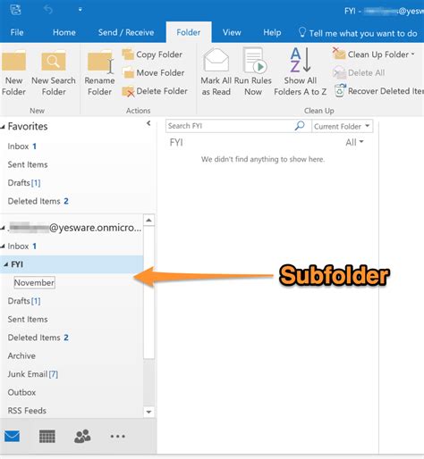2. Click “New Folder” in the New group to launch the Create New Folder dialog. 3. Enter a name for your folder in the field provided. To create a folder for all of the emails from your ....