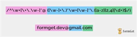 Email regex stack.  Almost perfect email address regular expression.  email...
