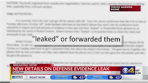 Emails reveal details in Delphi murders evidence leak