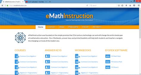 This online membership contains access to answers to lessons and homework sets as well as unit reviews to both the N-Gen Math Algebra I and Common Core Algebra I courses. . Emathinstruction