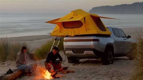 Embark on a Serene Camping Adventure with the Rivian Tent R1T