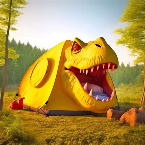 Embark on an Extraordinary Adventure with Our Immersive 3D Dinosaur Tent