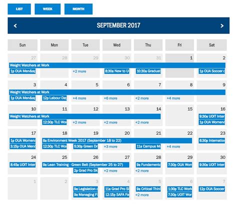 Embed Event Calendar