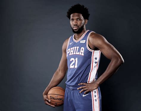 Joel Embiid is a pro basketball player from Cameroon who currently 