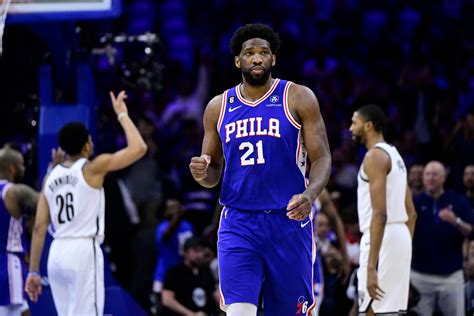 Embiid team. Embiid — the newly crowned MVP — headlined the All-NBA team unveiled Wednesday night. He was the first-team center, while Jokic was the second-team pick at that position. It was a reversal of ... 