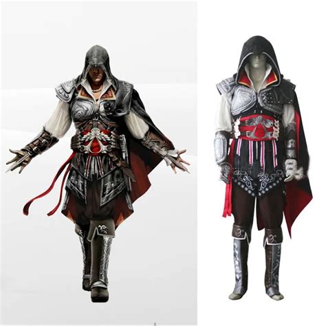 Embody the Legendary Assassin with the Assassin's Creed Ezio Black Costume