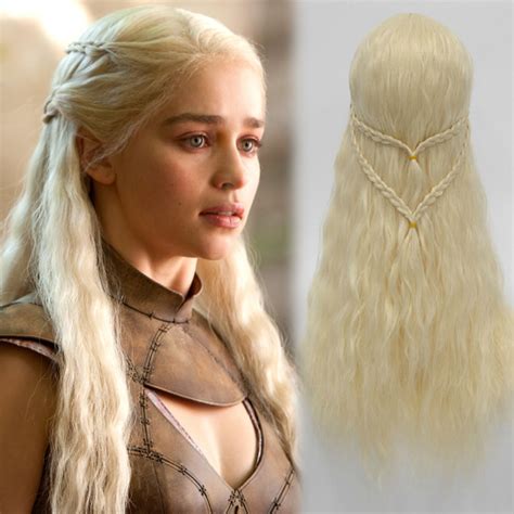 Embrace the Fierce Mother of Dragons with our Stunning Wig Daenerys Targaryen Collection