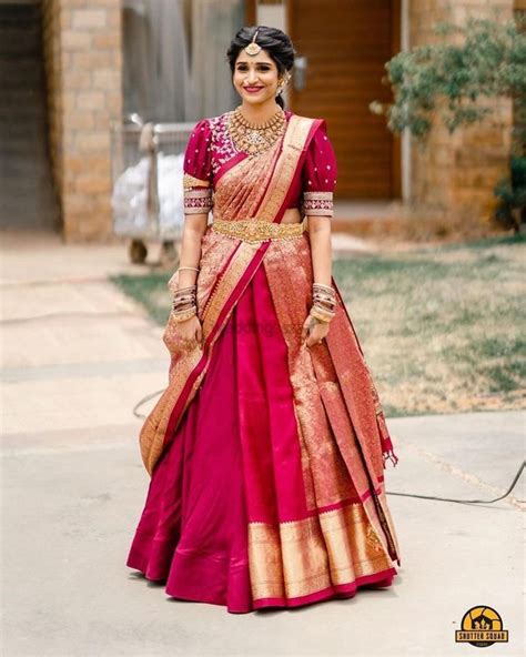 Embrace the Grace and Elegance of South Indian Half Sarees