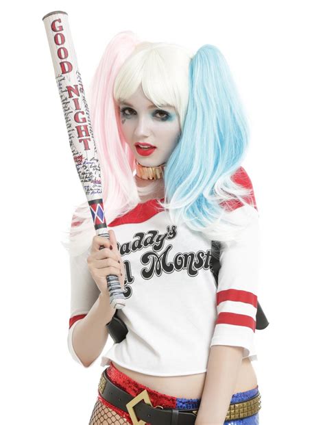 Embrace the Mayhem: Unleash Harley Quinn's Iconic Baseball Bat for an Epic Halloween Cosplay